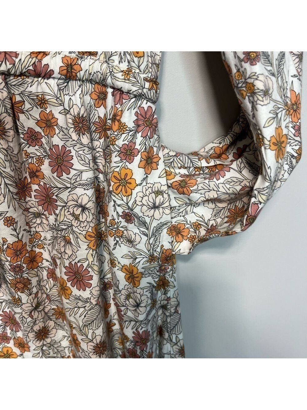 NWT Denver Hayes Floral Print Long Sleeve Tie Waist Dress, size M - Picture 4 of 13